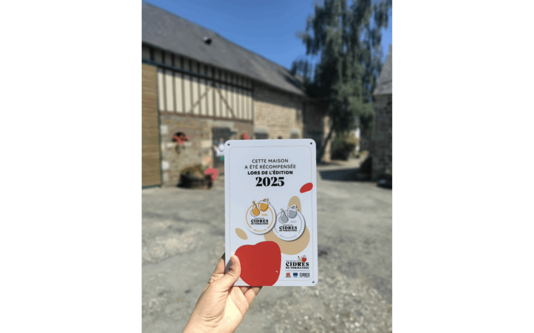 Médailles concours des cidres de Normandie 2025